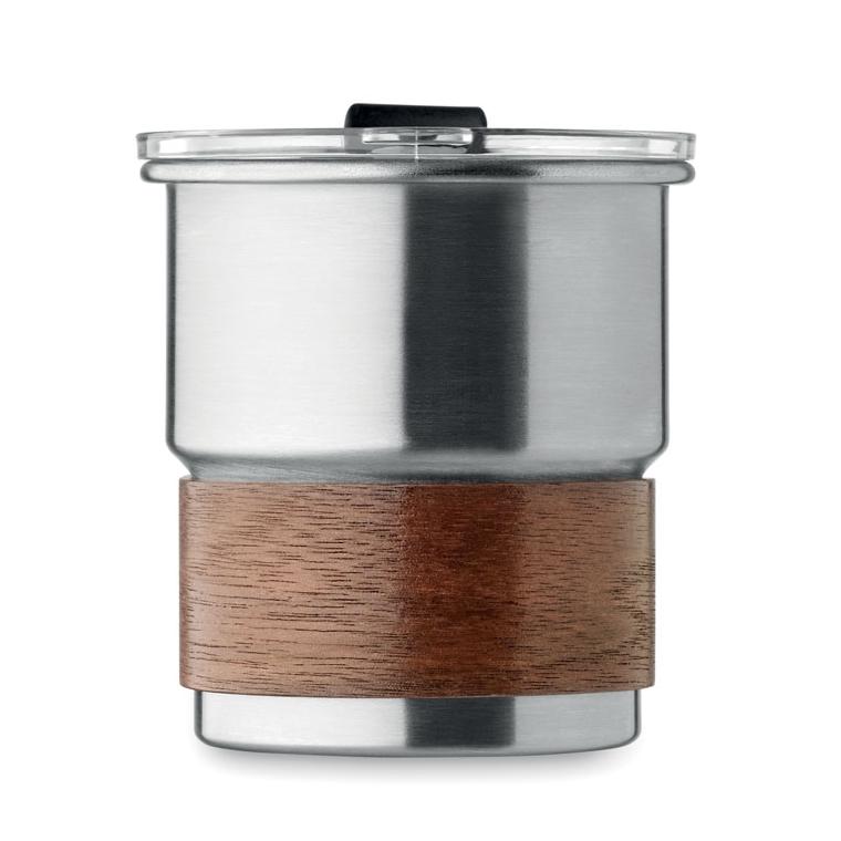 Pahar cu un singur perete 260 ml MATE Argintiu mat