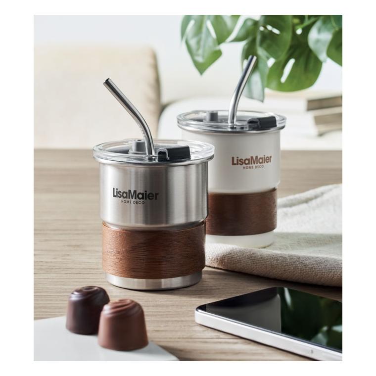 Pahar cu un singur perete 260 ml MATE Argintiu mat