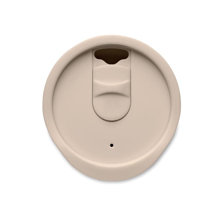 Pahar termo cu perete dublu din polipropilenă GO Bej