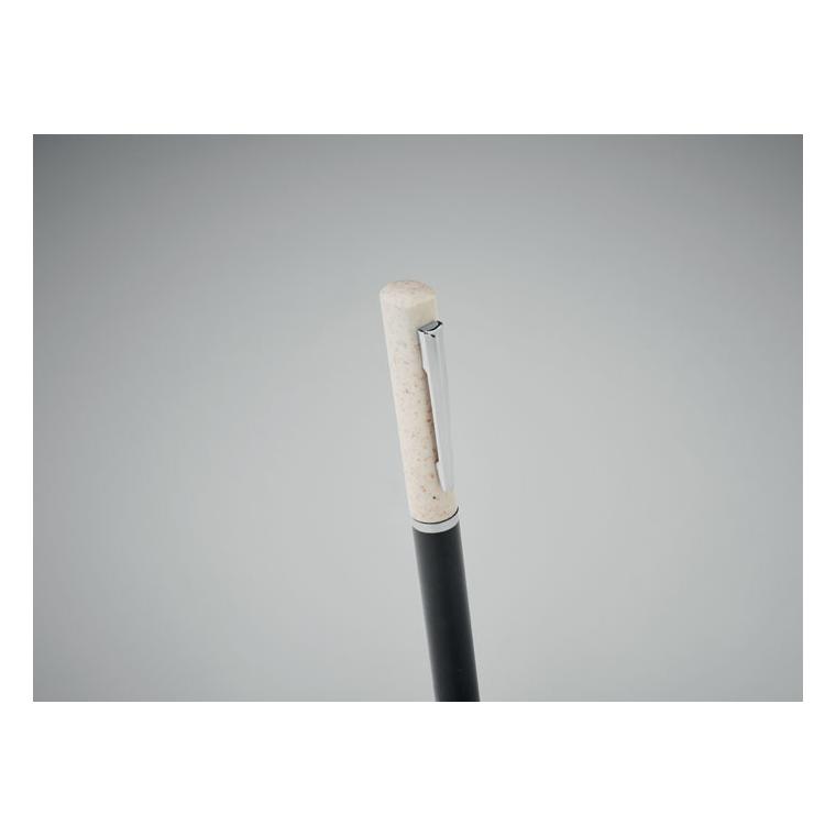 Pix cu răsucire din paie de grâu MAIPEN Alb/negru