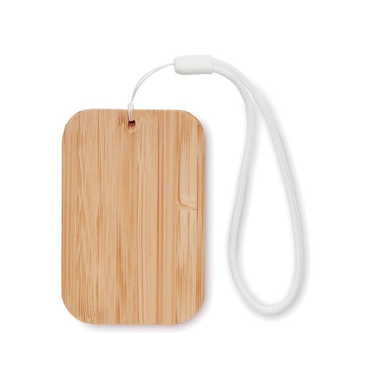 Încărcător wireless 15W din bambus CHARGOO Natur