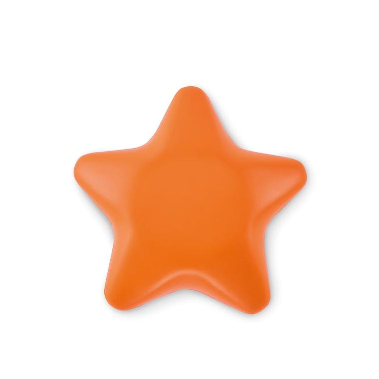 Stea anti-stres PU STARLY Portocaliu