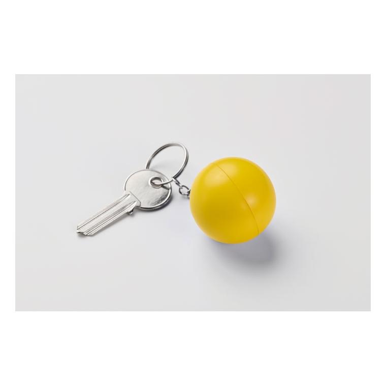 Breloc în formă de minge PU CIRKELY Galben
