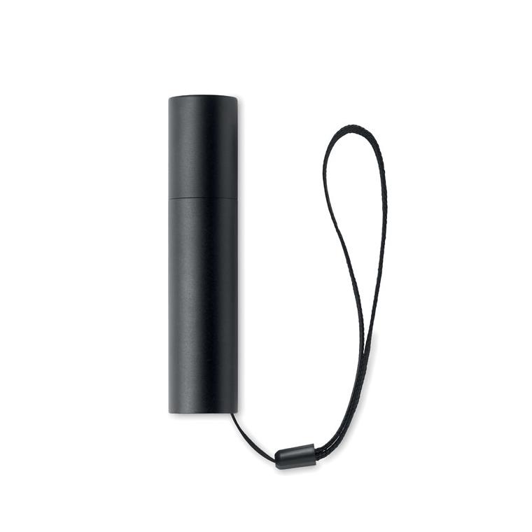 Lanternă reîncărcabilă din aluminiu ALUMINATE Negru