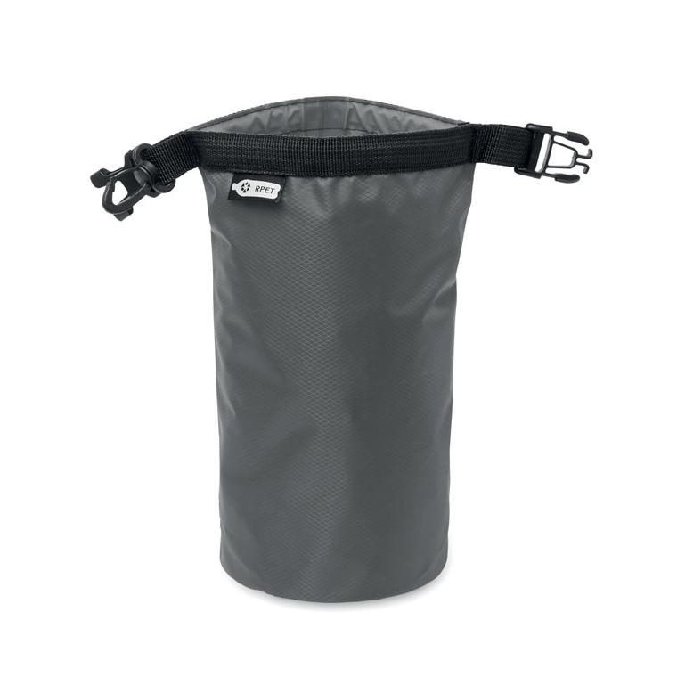 Geantă impermeabilă 210T RPET 1 L BOLSAIBLE Gri închis