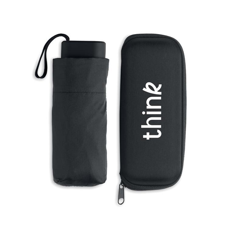 Umbrelă pliabilă de 19 inch PORTLAND Negru