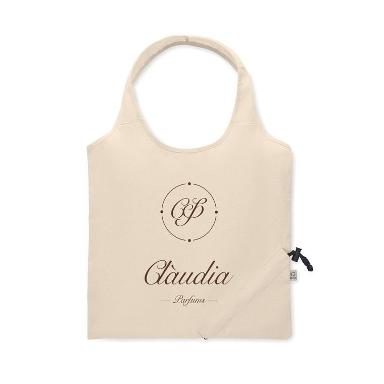 Sacoșă de cumpărături pliabilă CARRIE Bej