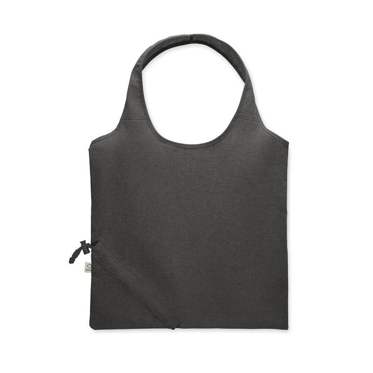 Sacoșă de cumpărături pliabilă CARRIE COLOUR Negru