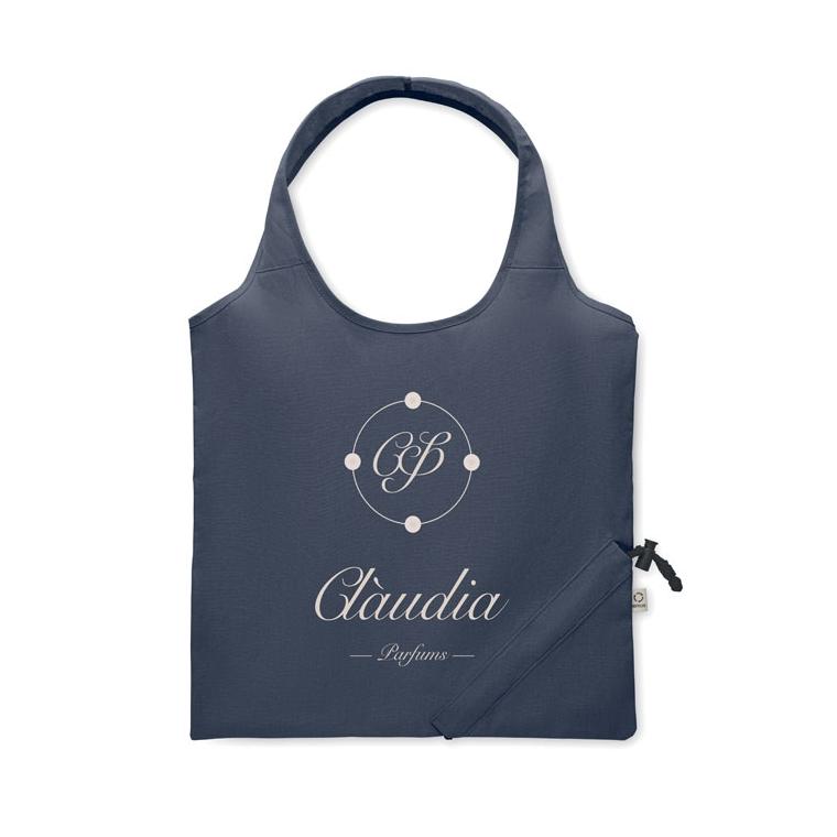 Sacoșă de cumpărături pliabilă CARRIE COLOUR Albastru