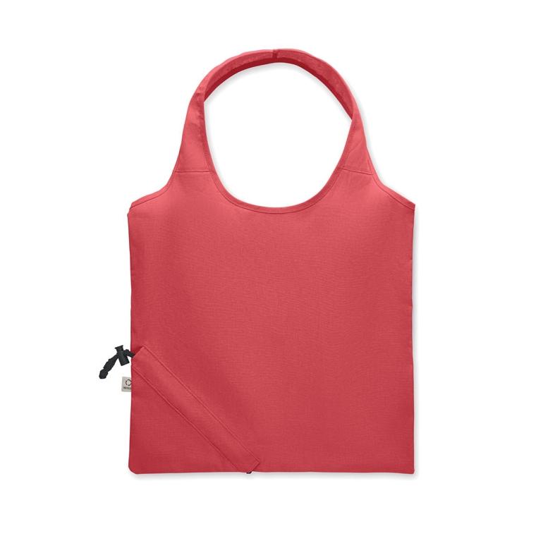 Sacoșă de cumpărături pliabilă CARRIE COLOUR Roșu