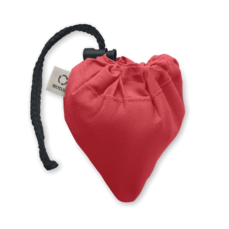 Sacoșă de cumpărături pliabilă CARRIE COLOUR Roșu