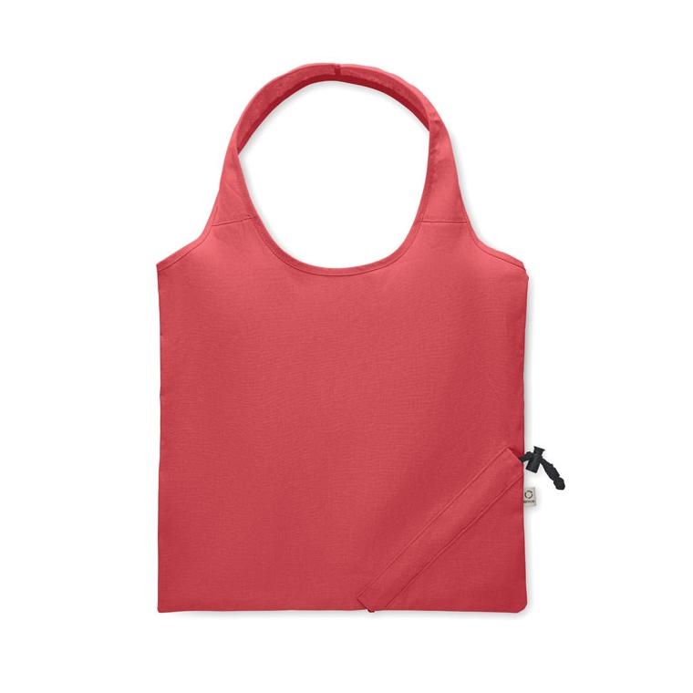 Sacoșă de cumpărături pliabilă CARRIE COLOUR Roșu