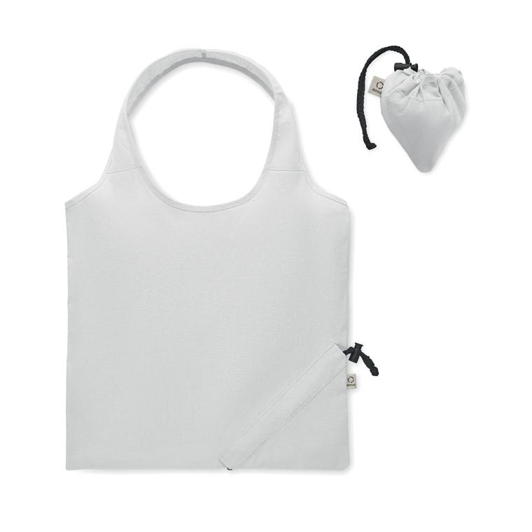 Sacoșă de cumpărături pliabilă CARRIE COLOUR Alb