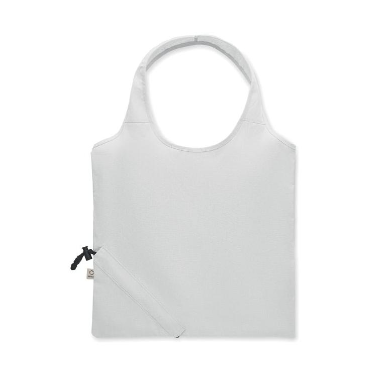 Sacoșă de cumpărături pliabilă CARRIE COLOUR Alb