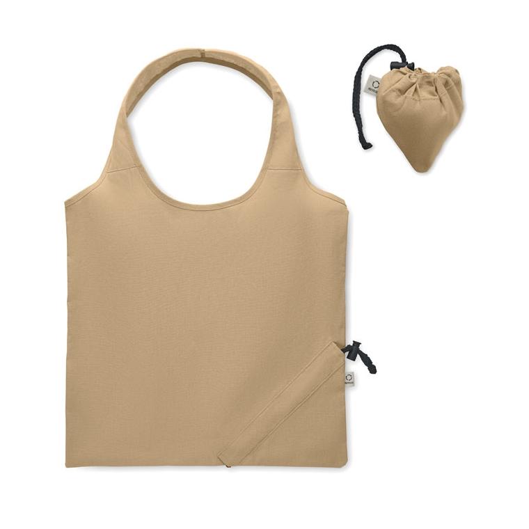 Sacoșă de cumpărături pliabilă CARRIE COLOUR Kaki