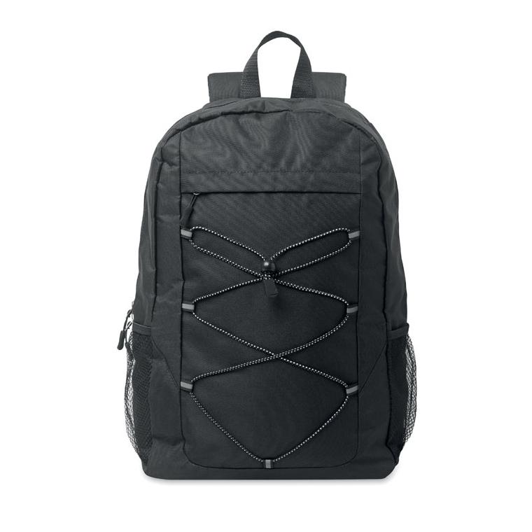 Rucsac din poliester 600D RPET HIGE Negru