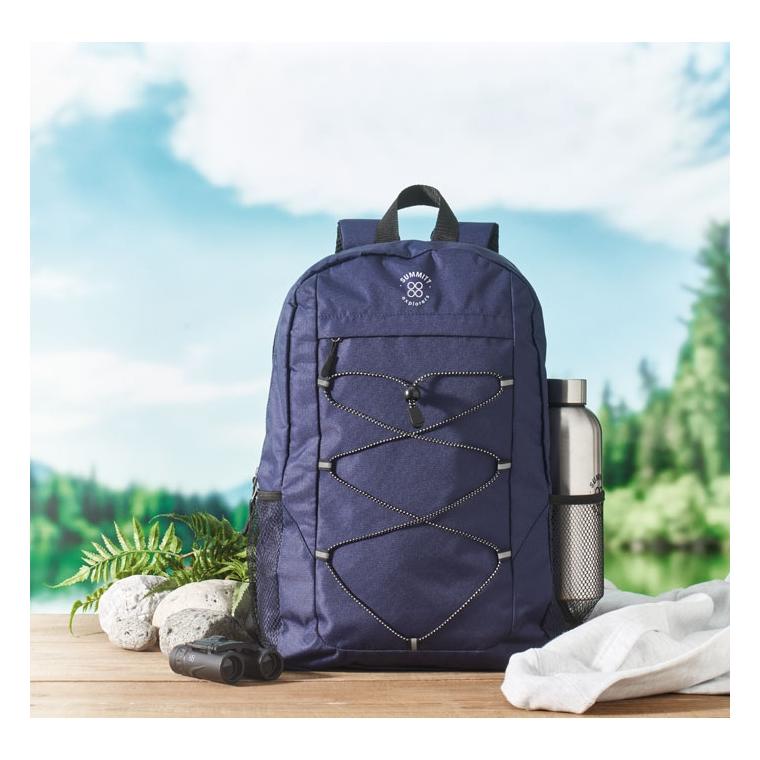 Rucsac din poliester 600D RPET HIGE Albastru