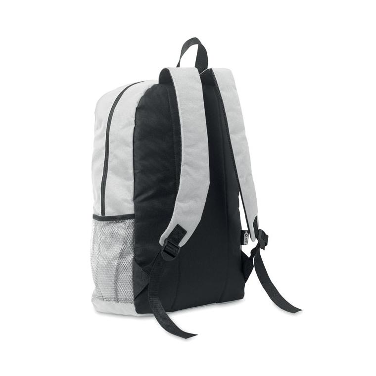 Rucsac din poliester 600D RPET HIGE Alb