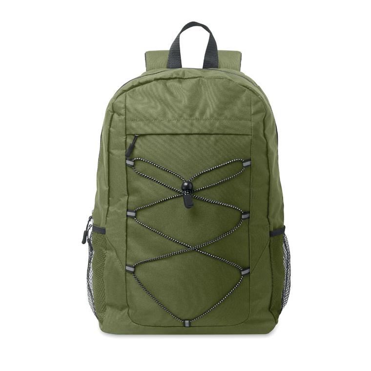 Rucsac din poliester 600D RPET HIGE Verde militar