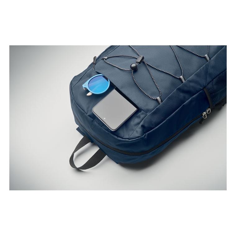 Rucsac din poliester 600D RPET HIGE Navy 