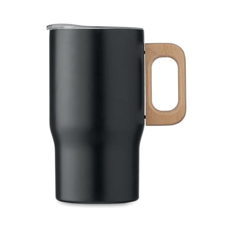 Pahar cu perete dublu 350 ml TUMBOO Negru