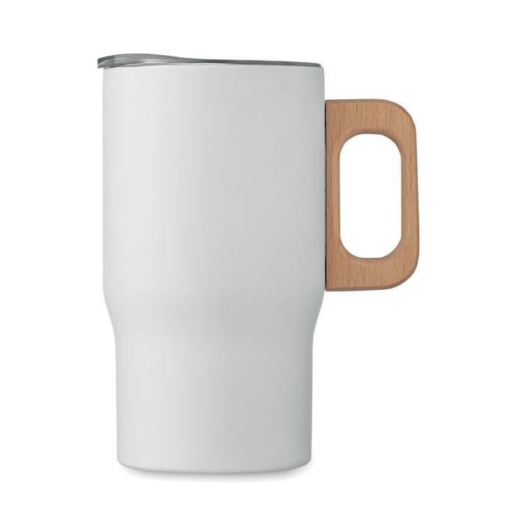 Pahar cu perete dublu 350 ml TUMBOO Alb