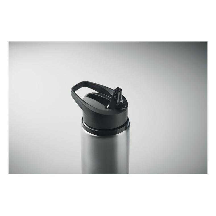 Sticlă cu perete simplu 500 ml SPOT Argintiu mat