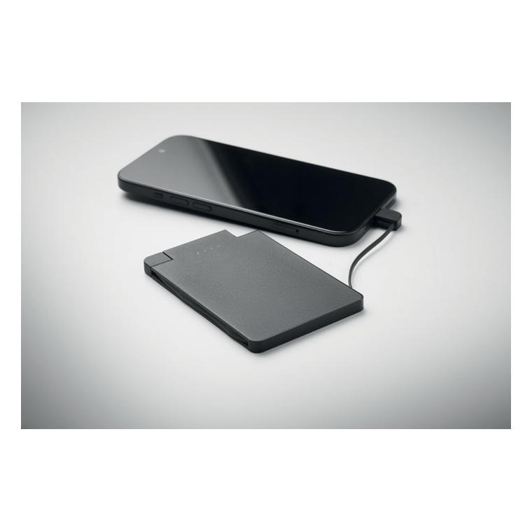 Powerbank magnetic 2500 mAh SLIMPO Negru