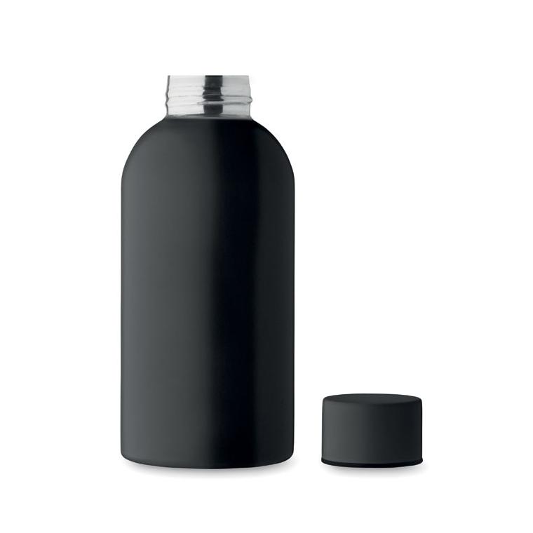Sticlă cu perete simplu 500 ml ATHENA MID Negru
