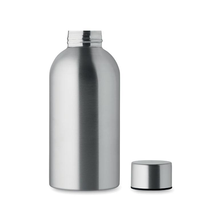 Sticlă cu perete simplu 500 ml ATHENA MID Argintiu mat