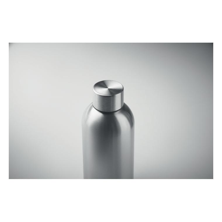 Sticlă cu perete simplu 500 ml ATHENA MID Argintiu mat