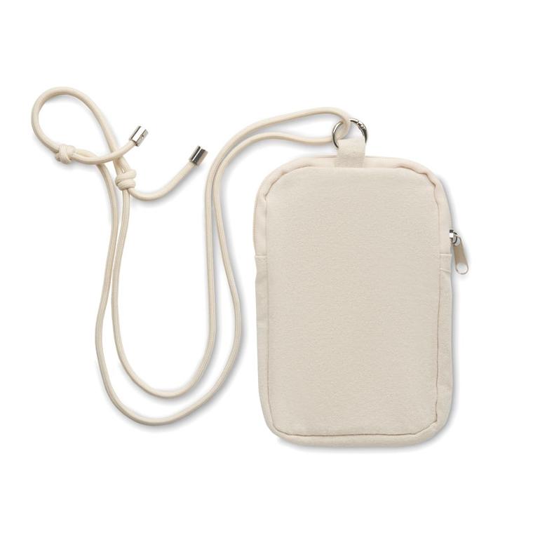 Geantă cross body pentru smartphone MOBIBOLSA Bej