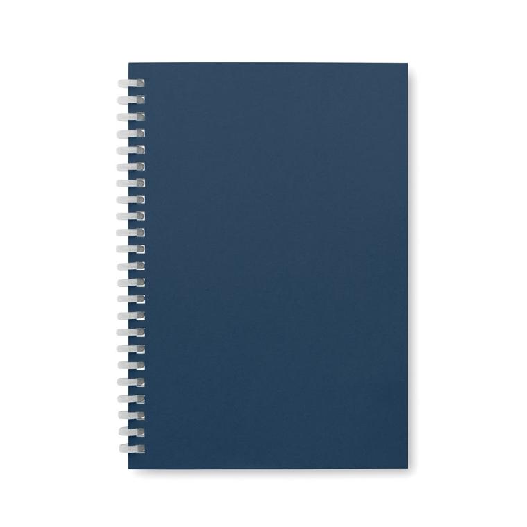 Caiet A5 din carton reciclat RECARNOTE Navy