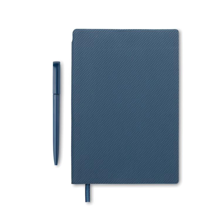 A5 PU notebook cu pix NOTA Navy