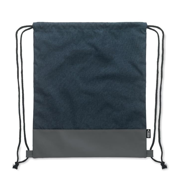 Rucsac cu șnur în 2 tonuri RPET LIBAG Navy 