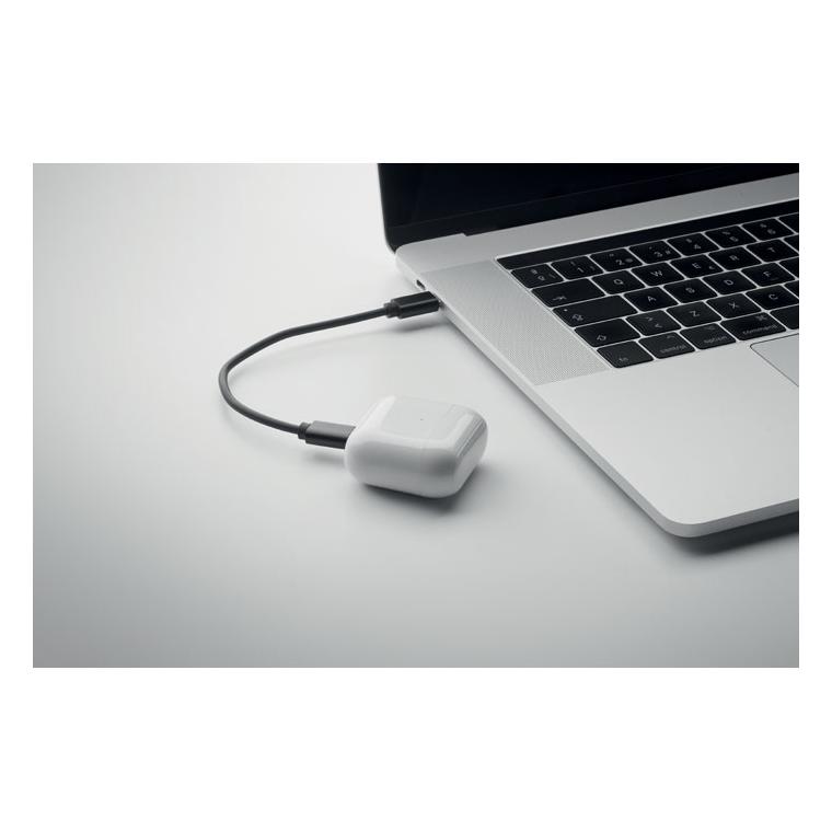 Set conector cablu 4 în 1 15W CAWATT Negru