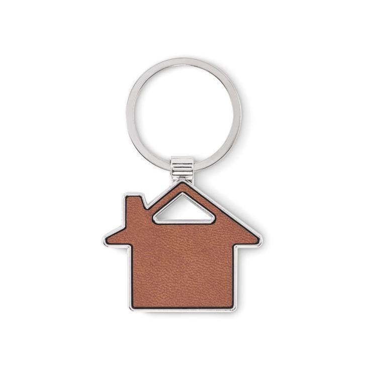 Breloc în formă de casă LOUSE Maro