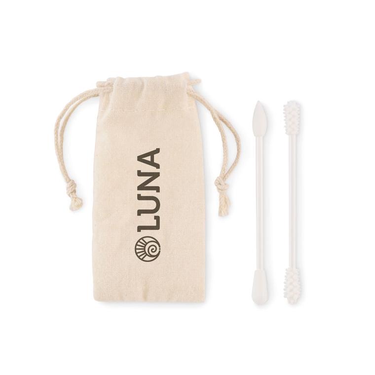 Set de bețișoare reutilizabile BOGIE Bej