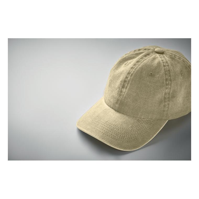 Șapcă de baseball cu 6 panele BEAU Verde militar
