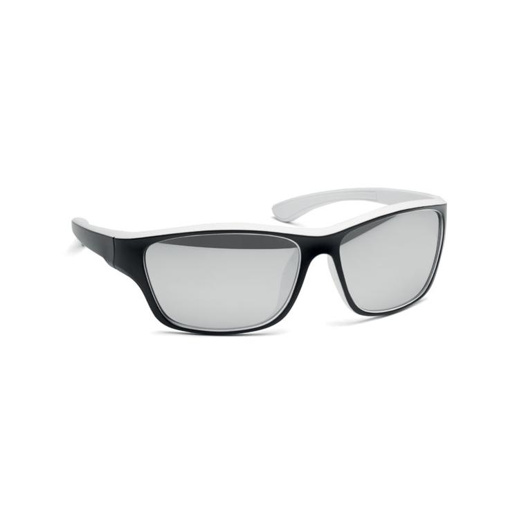 Ochelari de soare sport cu lentile oglindite YUMA Alb