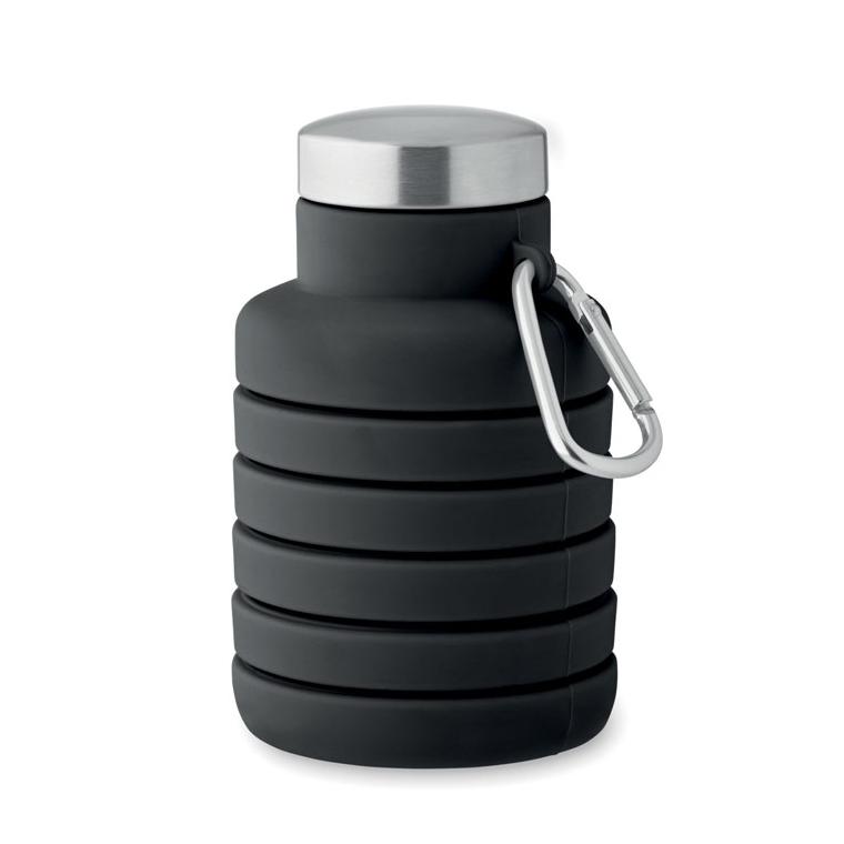 Sticlă pliabilă 500 ml KOLAPSI Negru