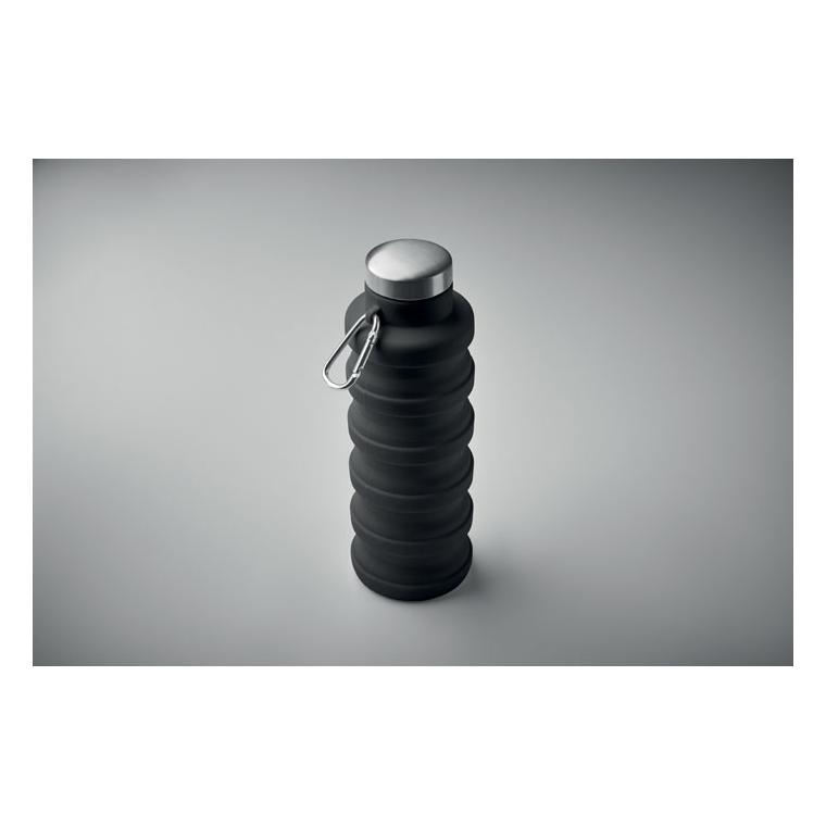 Sticlă pliabilă 500 ml KOLAPSI Negru