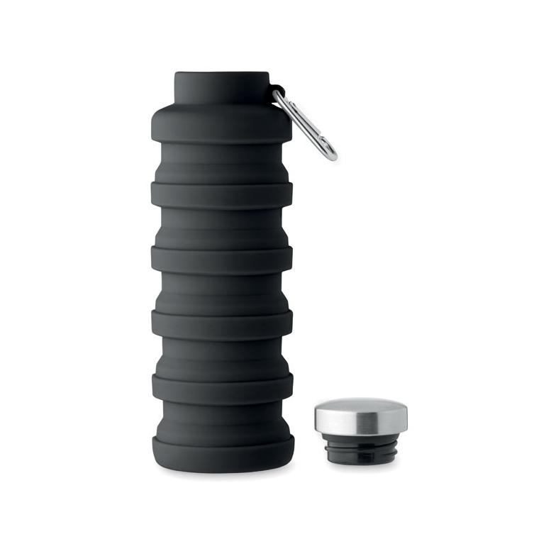 Sticlă pliabilă 500 ml KOLAPSI Negru