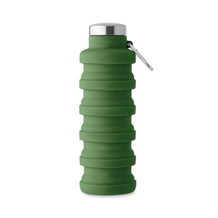 Sticlă pliabilă 500 ml KOLAPSI Verde Inchis