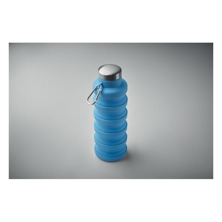 Sticlă pliabilă 500 ml KOLAPSI Albastru deschis