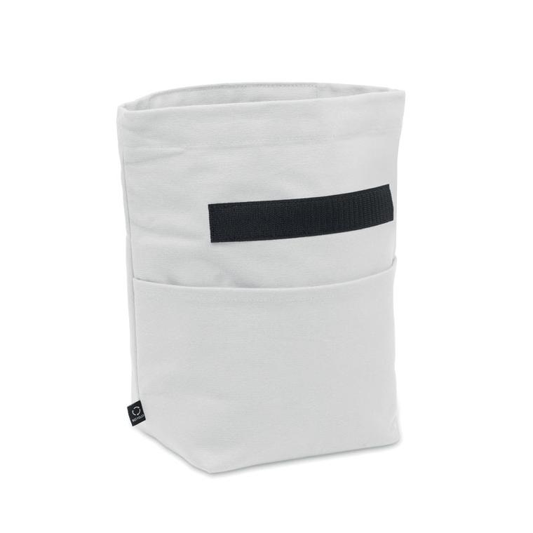 Geantă termo, bumbac reciclat RECOBA COLOUR Alb