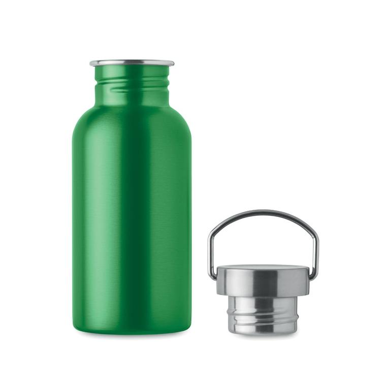 Sticlă cu perete simplu 500 ml FLORENCE SING Verde