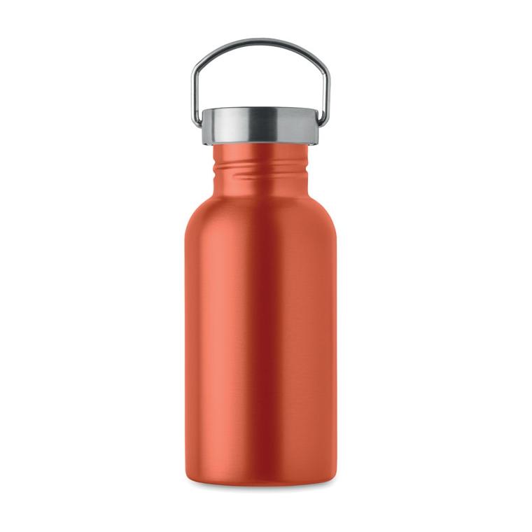 Sticlă cu perete simplu 500 ml FLORENCE SING Portocaliu