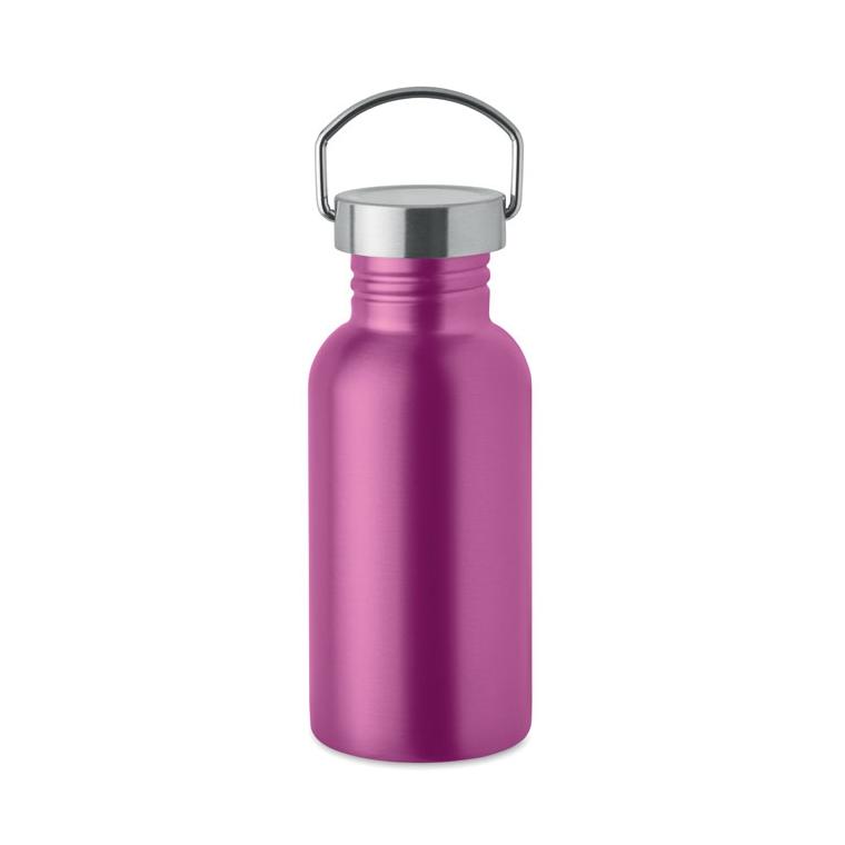 Sticlă cu perete simplu 500 ml FLORENCE SING Fuchsia
