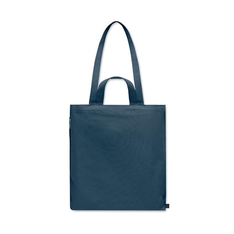 Sacoșă  din bumbac reciclat GAVE COLOUR Albastru